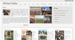 Desktop Screenshot of milind-sathe.com